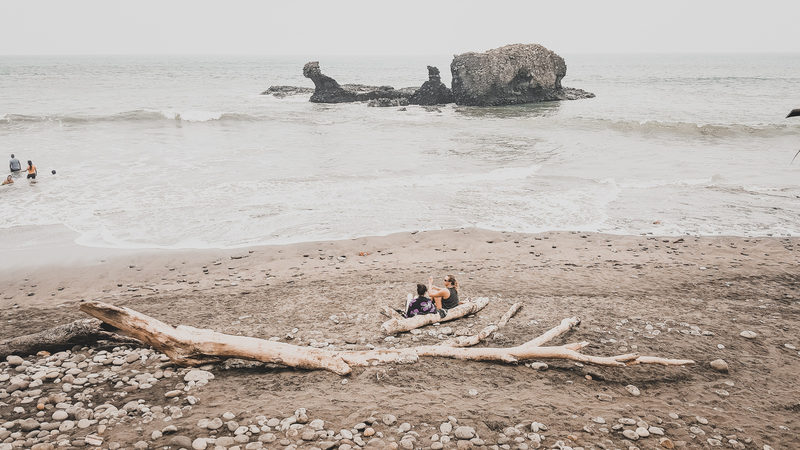Driftwood, and two strangers who stayed longer than I did.