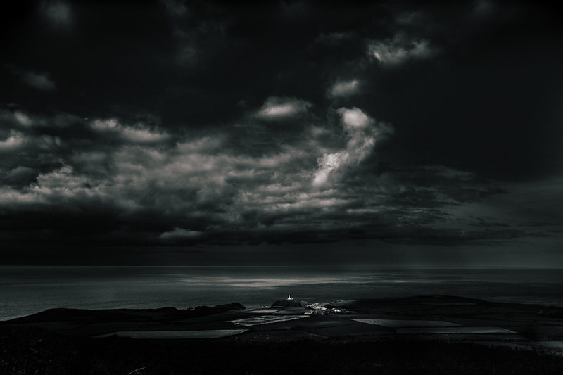 Weather arriving from the west. Twenty minutes later the beach was empty.